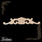 Majestic Ring Centre carved wood Applique 40cm x 8cm-Vintique Concepts