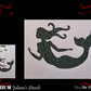 MERMAID Childrens Furniture Paint Stencil 150mm x 200mm - Vintique Concepts