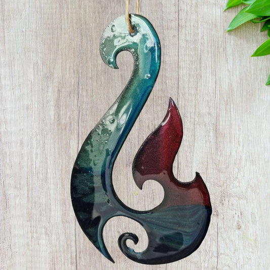 Moana (Sea) maori epoxy metal-Vintique Concepts