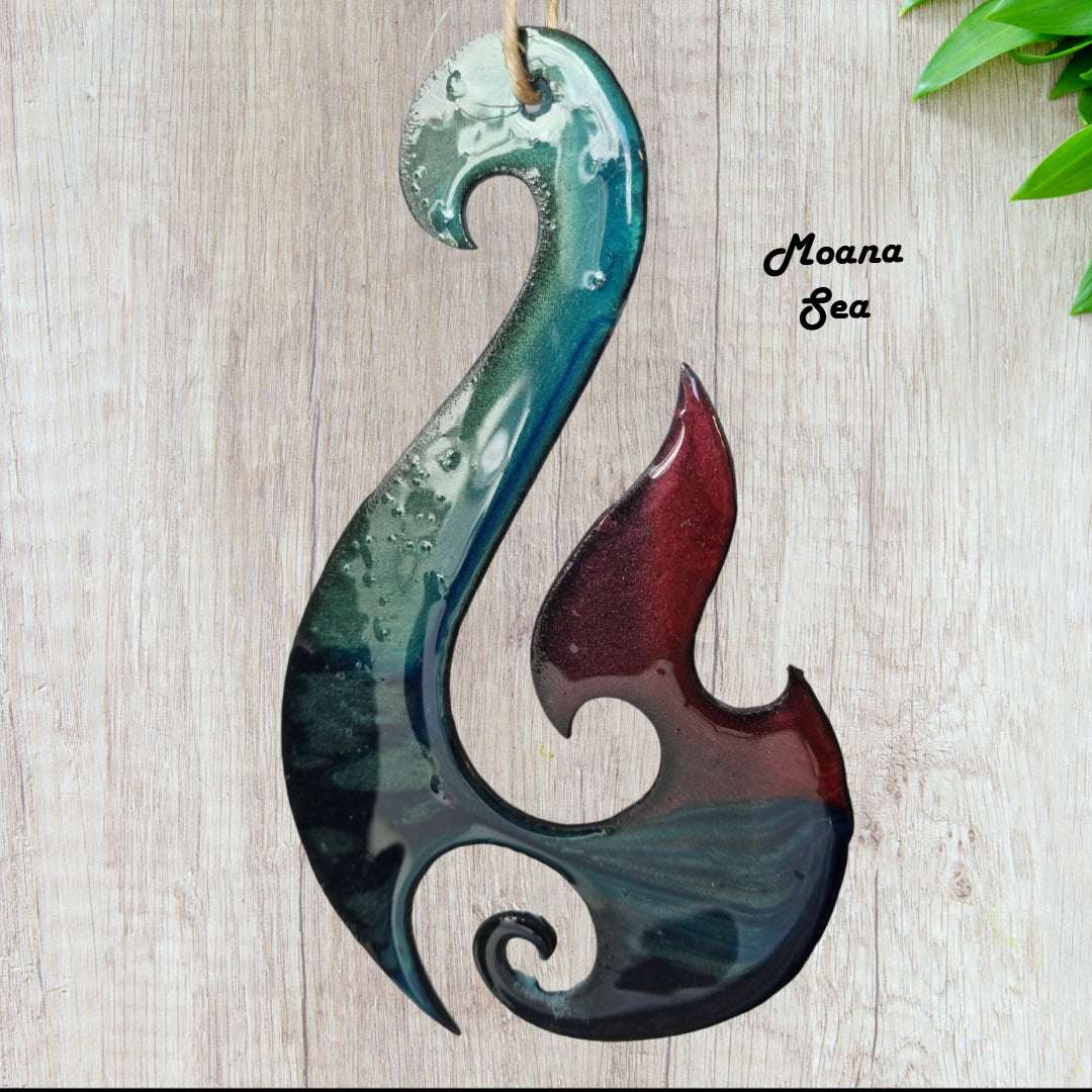 Moana (Sea) maori epoxy metal-Vintique Concepts