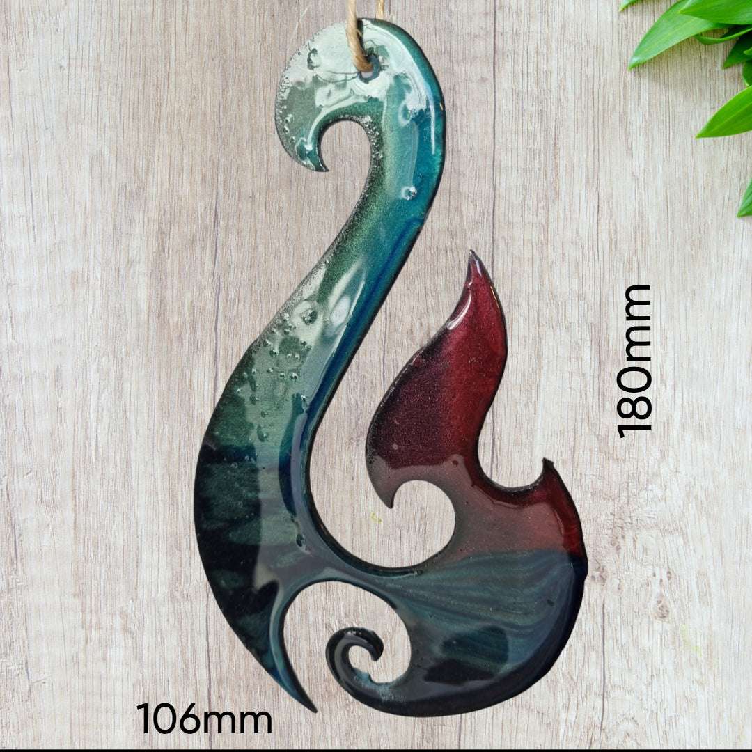 Moana (Sea) maori epoxy metal-Vintique Concepts