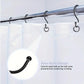 Multi-use Black Hanging Hooks 75mm Long-Vintique Concepts