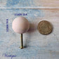 Natural Wood Round Ball furniture knob 25mm dia - Vintique Concepts