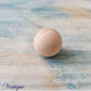 Natural Wood Round Ball furniture knob 25mm dia - Vintique Concepts