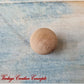 Natural Wood Round furniture knob 24mm dia - Vintique Concepts