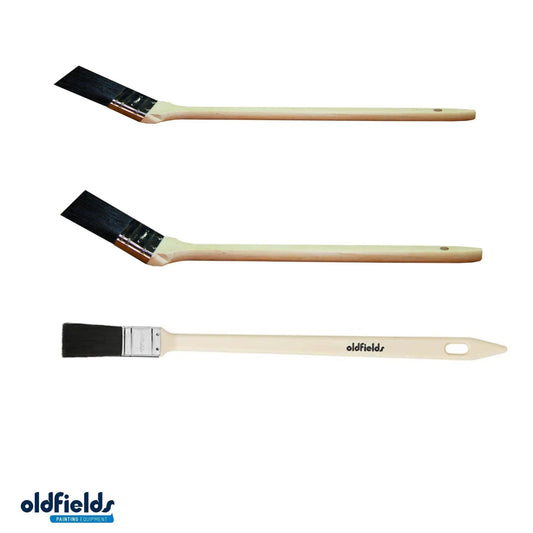 Offset or Radiator Paint Brush Plastic handle/hog bristle from Oldfields-3 sizes-Vintique Concepts