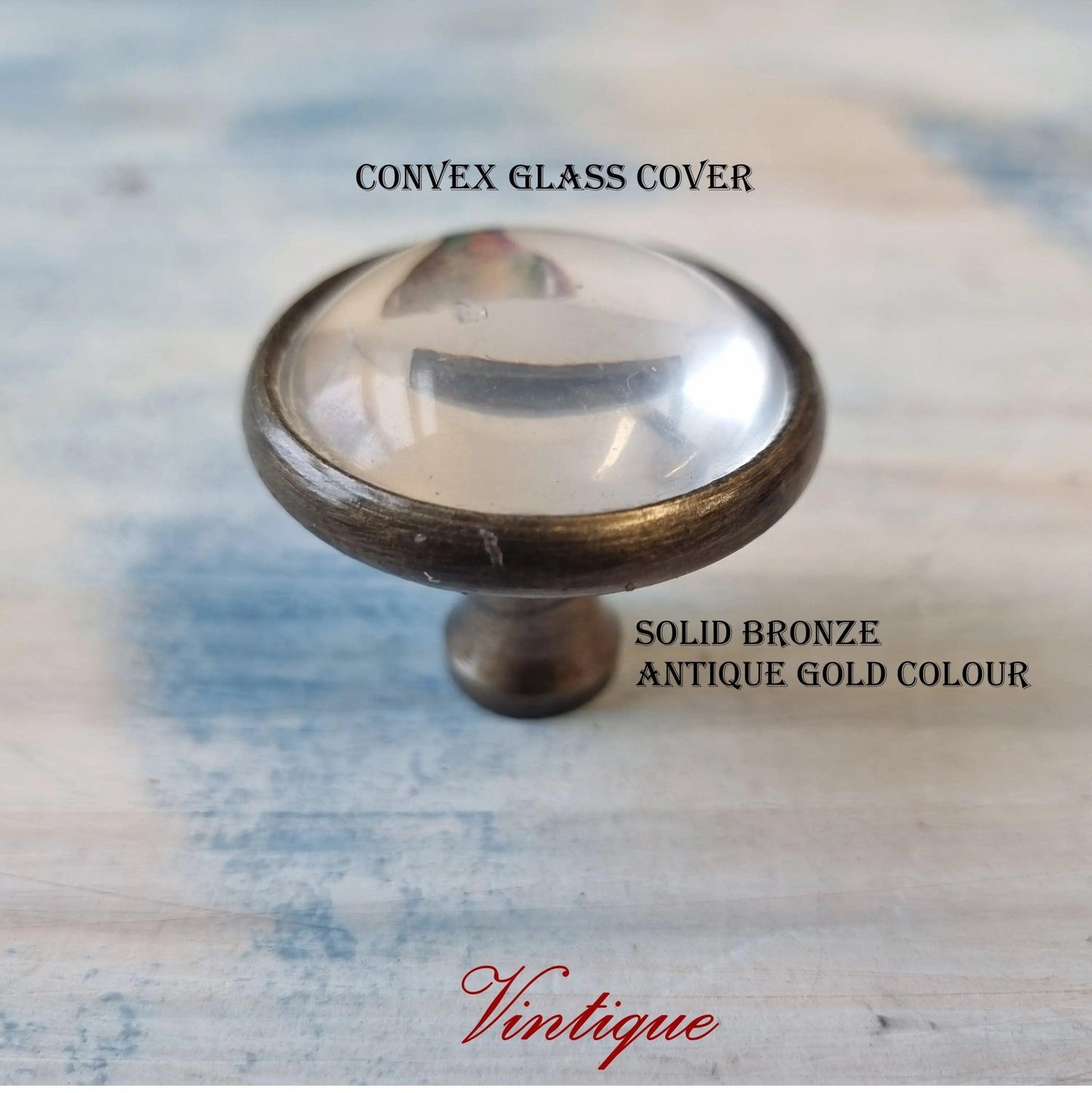 Olivia Bezett's Kereru Native Bird antique Gold furniture Knob-38mm dia-Vintique Concepts