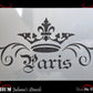 Paris with a crown PREMIUM artistic stencil 350mm x 210mm-Vintique Concepts