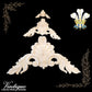 Prince's Plume Furniture wood applique Onlay  30cm x 30cm-Vintique Concepts