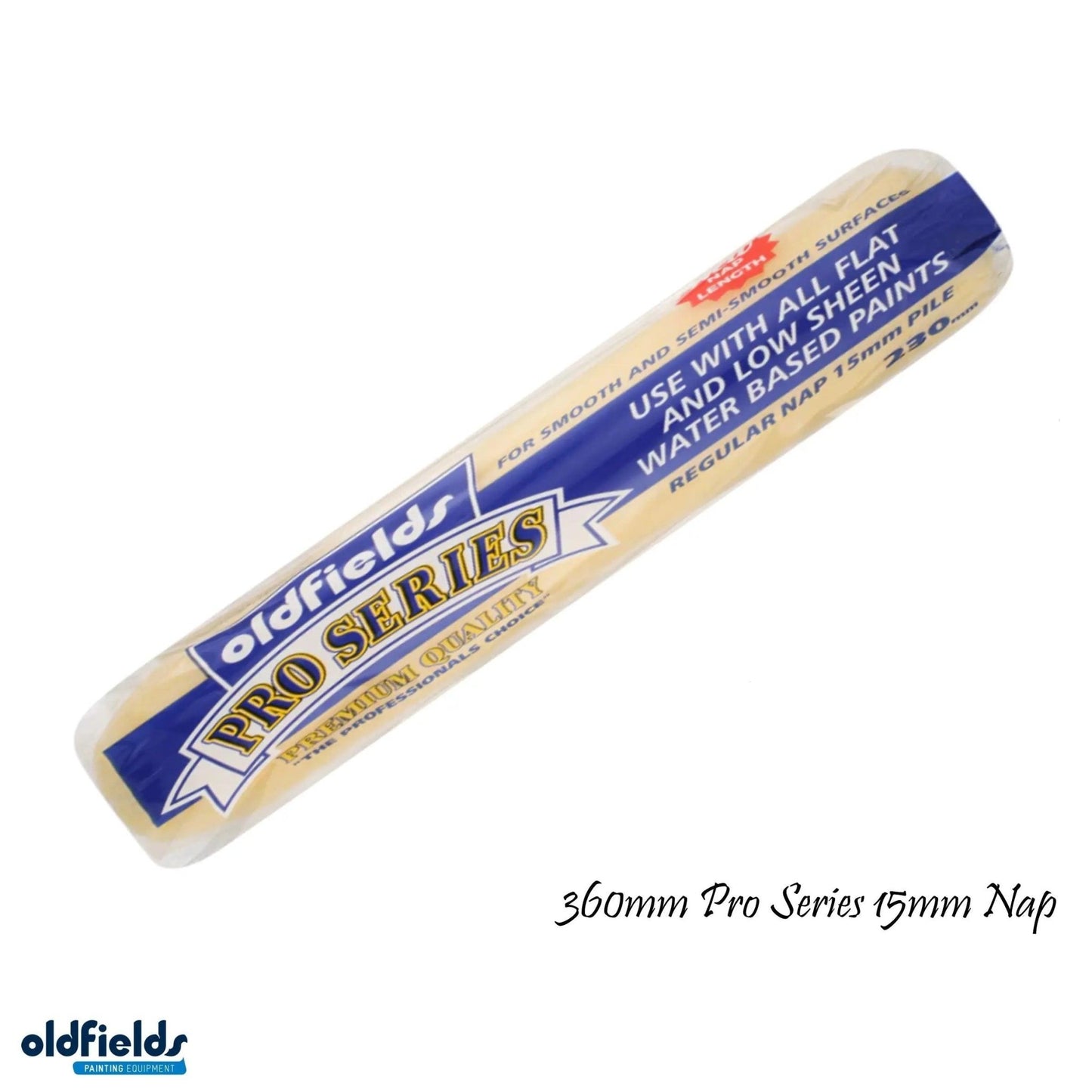 Pro Series Professional 15mm Nap Paint Roller Sleeves from Oldfields-Vintique Concepts