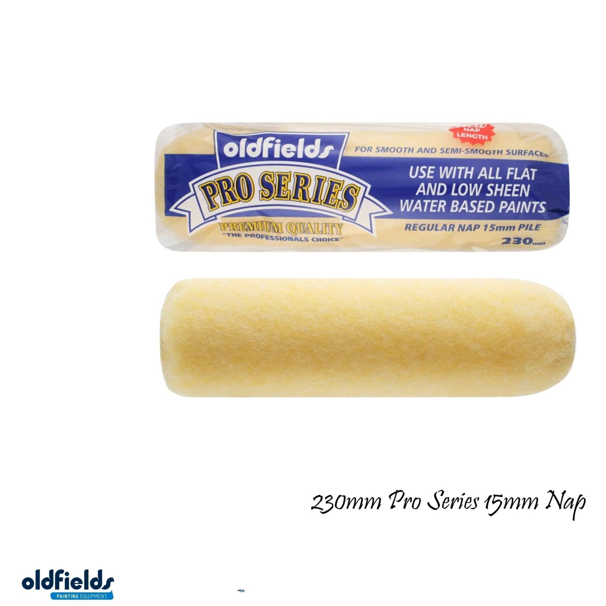 Pro Series Professional 15mm Nap Paint Roller Sleeves from Oldfields-Vintique Concepts