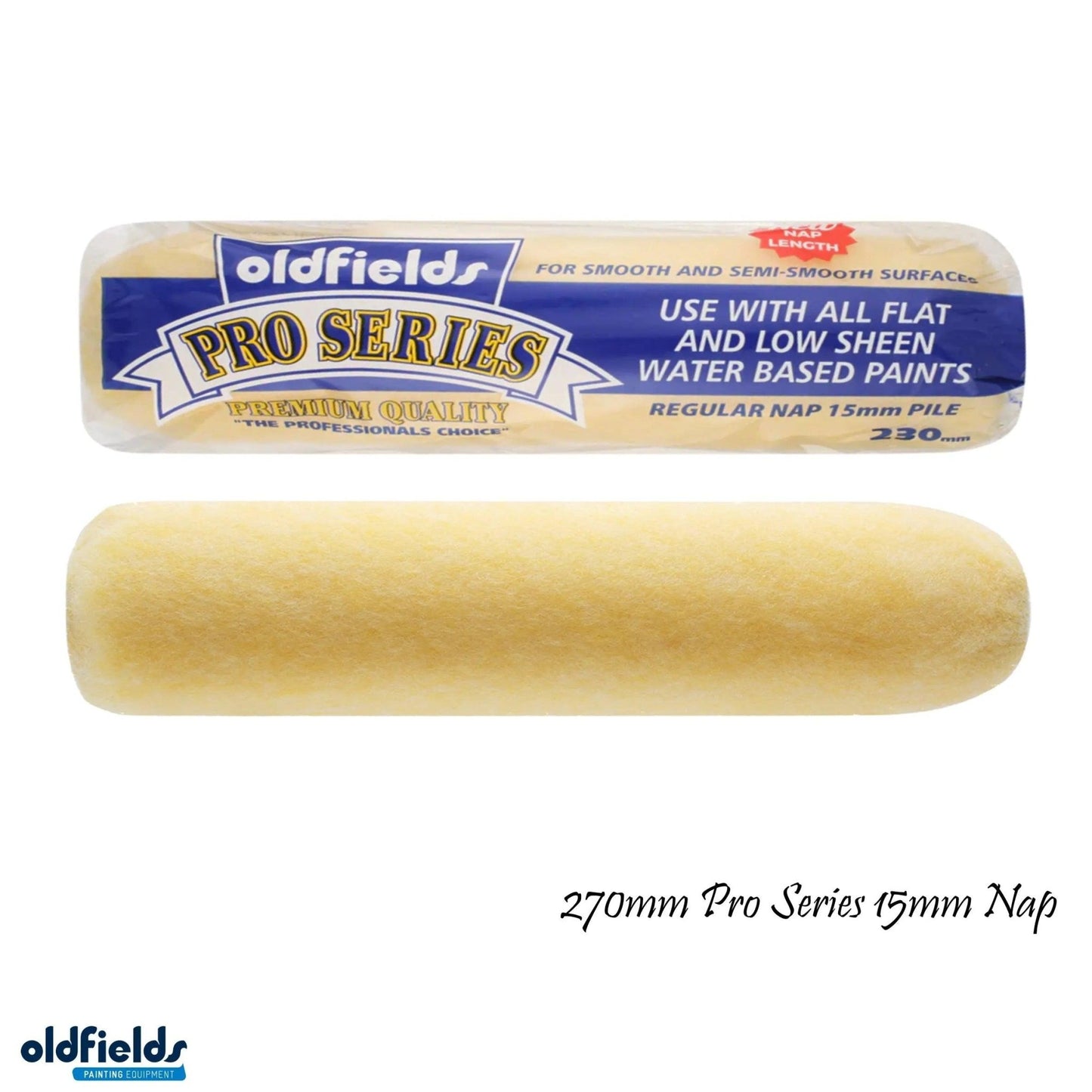 Pro Series Professional 15mm Nap Paint Roller Sleeves from Oldfields-Vintique Concepts