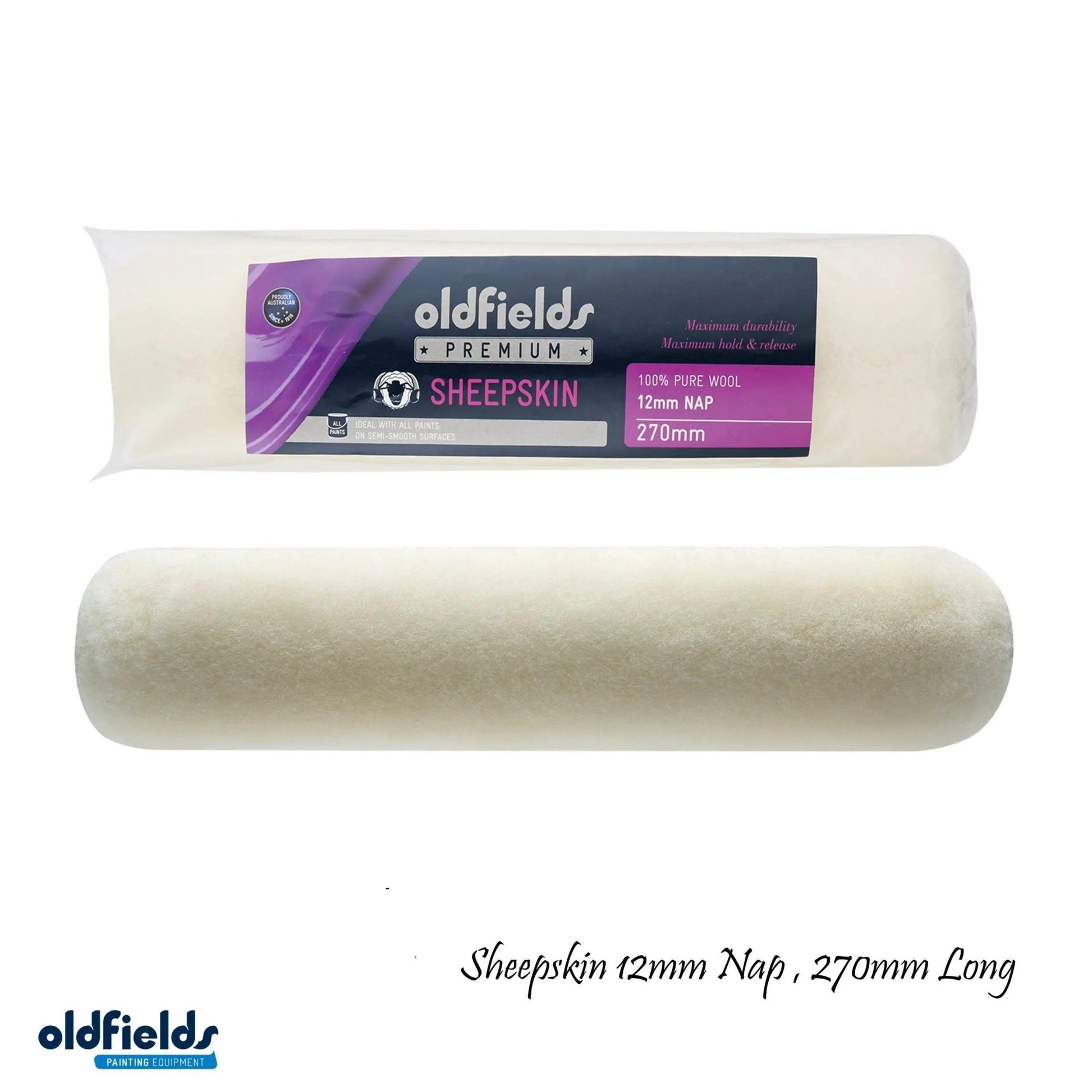 Pro Series Professional Sheepskin Paint Roller Sleeves from Oldfields-Vintique Concepts