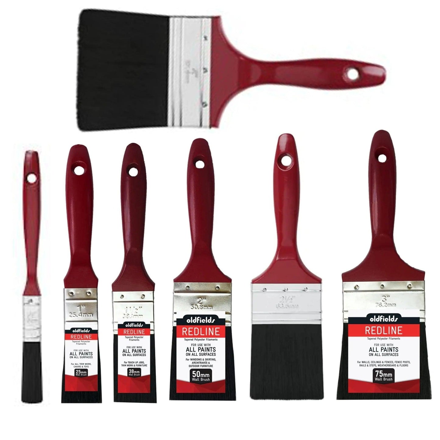 Redline Value Synthetic all purpose Paint Brush from Oldfields-Vintique Concepts