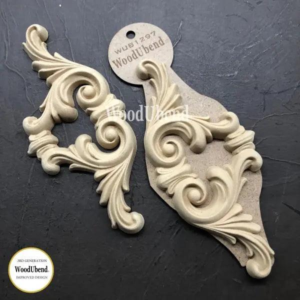 Regal Pediments 10x21cm From WoodUBend (pack of 2 or sold individually) WUB1297-Vintique Concepts