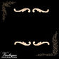 Royal Scrolls Carved wood Appliques (sold in pairs) 20cm x 5cm - Vintique Concepts