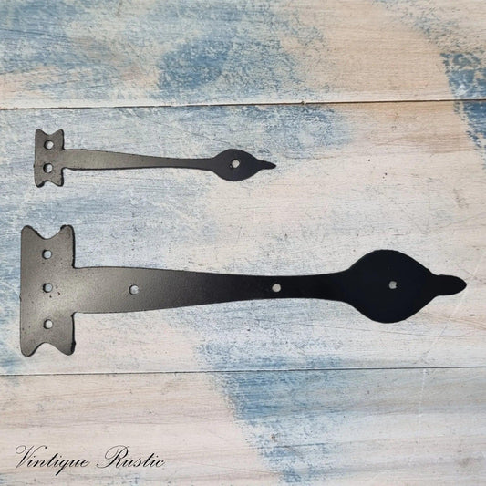 Rustic Decorative Dummy Faux Hinge straps-Tudor series-Vintique Concepts