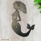 Rusty metal little Mermaid 190mm x 125mm-Vintique Concepts