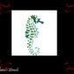 SEAHORSE Childrens Furniture Paint Stencil 127mm x 180mm-Vintique Concepts