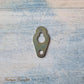 Small Keyhole Plate / Picture / Mirror hanger 33mm x 13mm-Vintique Concepts