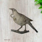 Small Mild steel Rusty Metal Bird TUI 160mm x 125mm - Vintique Concepts