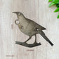 Small Mild steel Rusty Metal Bird TUI 160mm x 125mm - Vintique Concepts