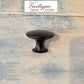 Smooth Alloy Antique Black 30mm cabinet or drawer Knob - Vintique Concepts