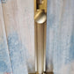 Solid Brass Security Barn Type sliding Bolt 100mm long - Vintique Concepts