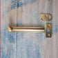 Solid Brass Security Barn Type sliding Bolt 100mm long - Vintique Concepts