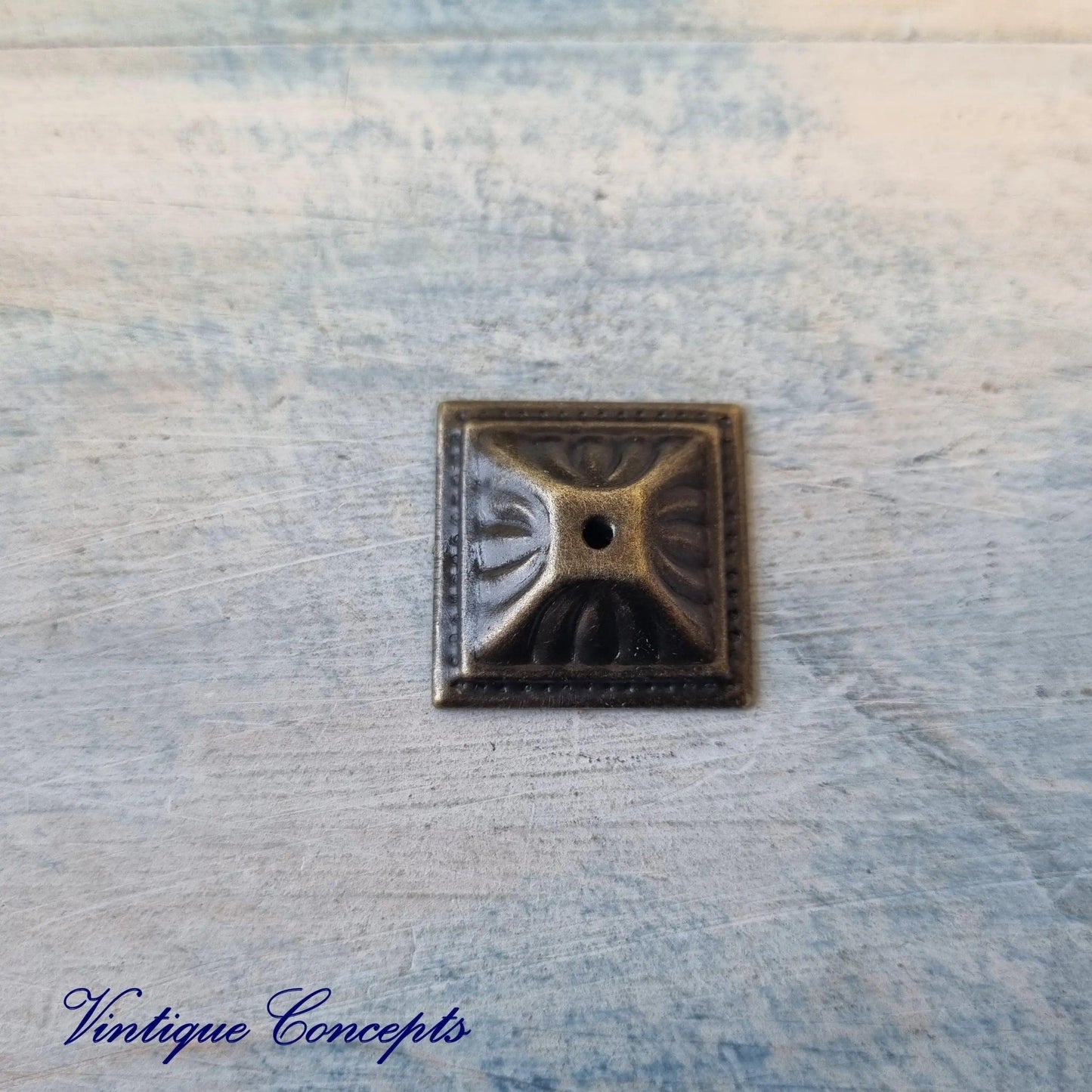 Square Bronze Furniture decorative 21mm x 21mm - Vintique Concepts