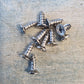 Hardware - Stainless Steel Silver Wood Screws M4 12mm (packet Of 10) Phillipshead