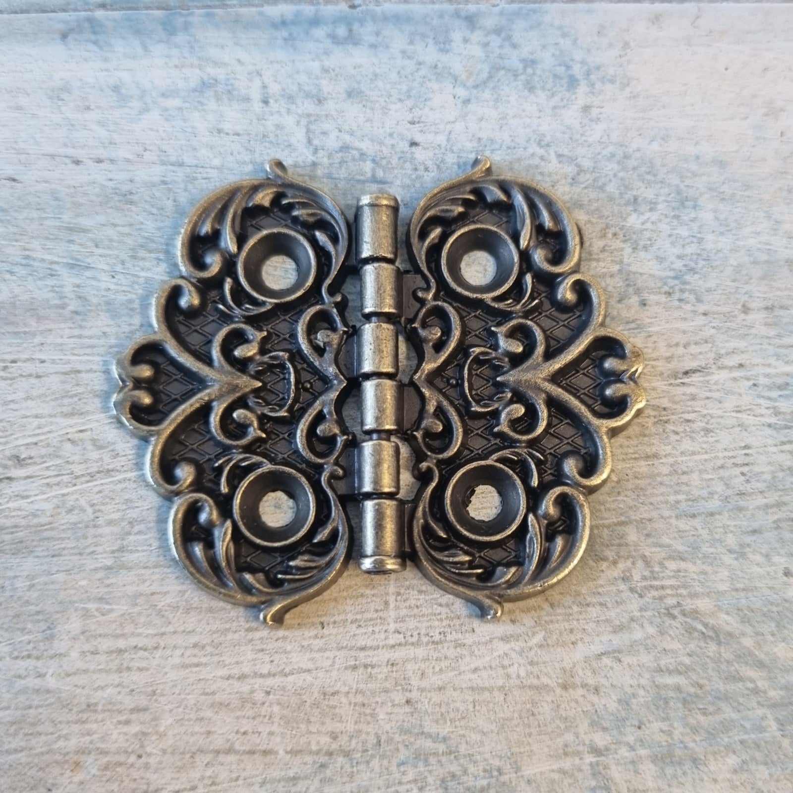 Hinges - Heavy Bronze Maharaja Ornate Hinge-38mm High