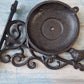 Cast Iron Door Bell - Rustic Cast Iron Bird Feeder / Bath