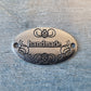 Decorative Hardware - Antique Oval "handmade"tag Silver 32mm X 19mm