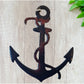 Maori Art - Boat Anchor Nautical Metal Art Coated In Pourable Epoxy 155mm X 134mm