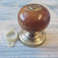 Antique Hardware - Passage Door Knob Rimu With Antique Rose And Centre-Recycled