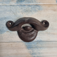 Cast Iron- Mustache-Shaped Wall Mounted Bottle opener for beer bottles etc