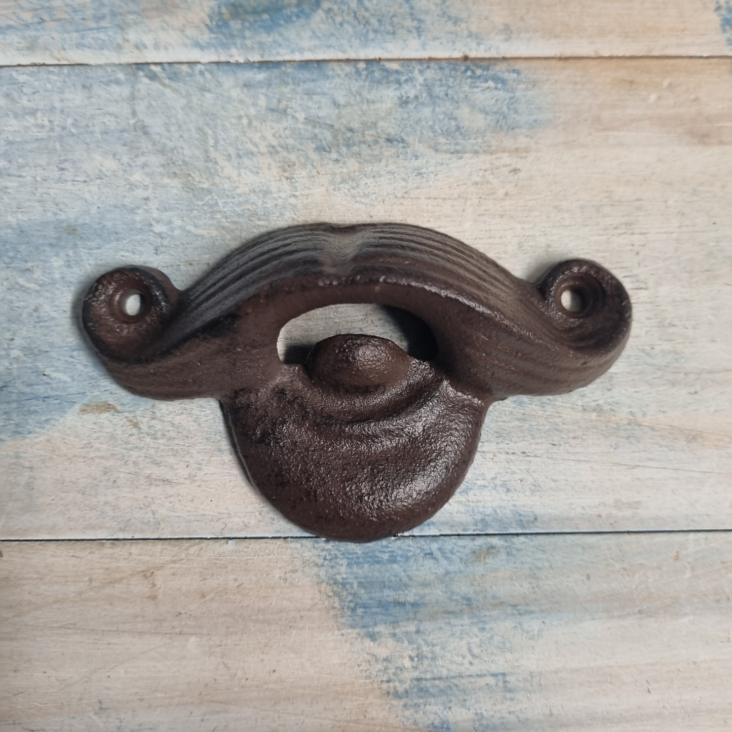 Cast Iron- Mustache-Shaped Wall Mounted Bottle opener for beer bottles etc