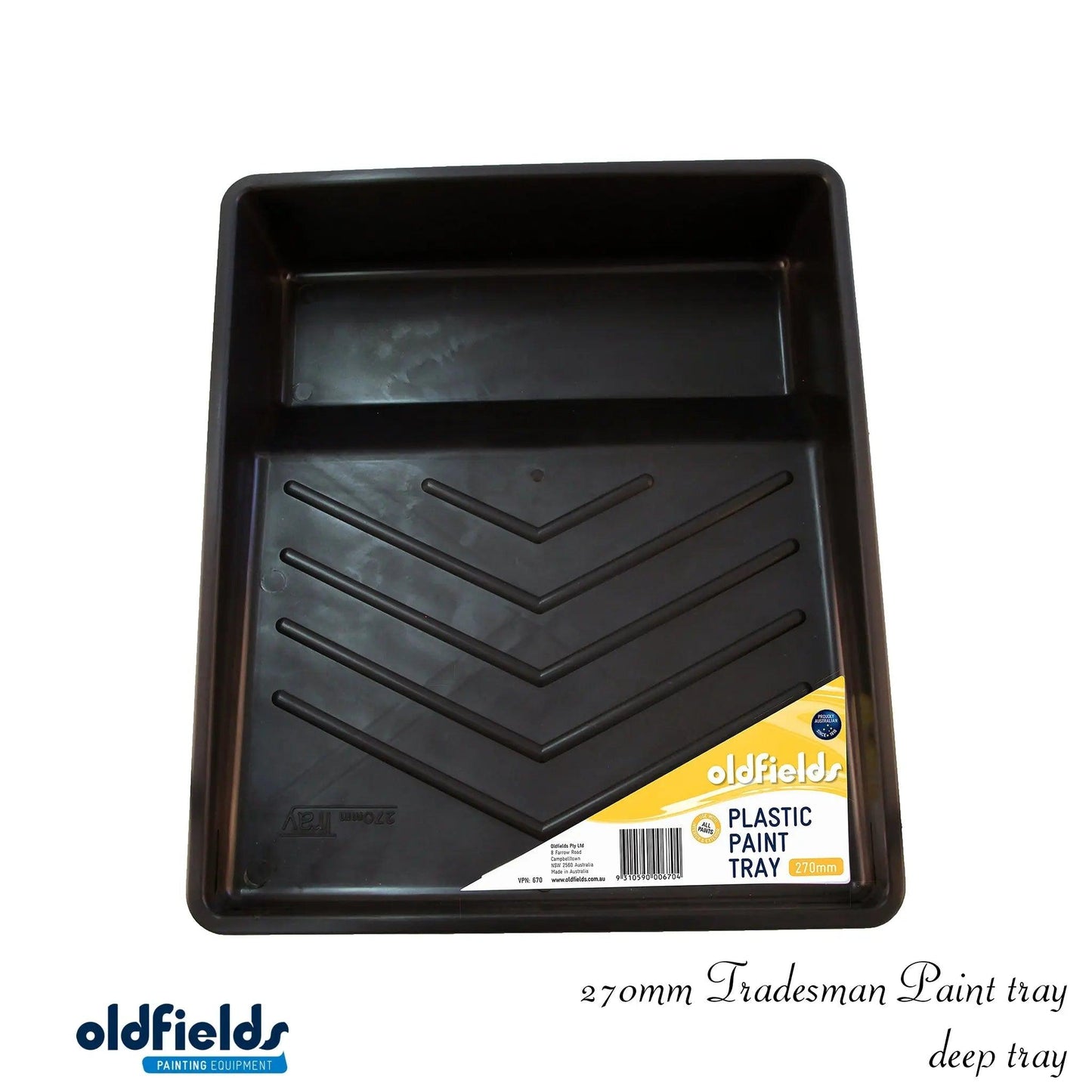 Tradesman 270mm Paint Roller Deep Tray from Oldfields-Vintique Concepts