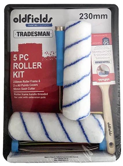 Tradesman 5 Piece 270 Paint roller kit from Oldfields With brush - Vintique Concepts