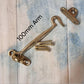 Solid Brass Cabin Hook 100mm long