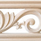 Wood Mouldings - Victorian Swirl "cut-through" Carved Wood Border Trim Moulding 80mm Wide