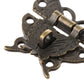 Victorian wooden chest Bronze butterfly latch 50mm x 43mm-Vintique Concepts