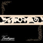 Vino Grape Vine "cut - through" carved wood border trim moulding 80mm wide - Vintique Concepts