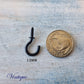 Vintage Black Cup Hooks 6 sizes - Vintique Concepts