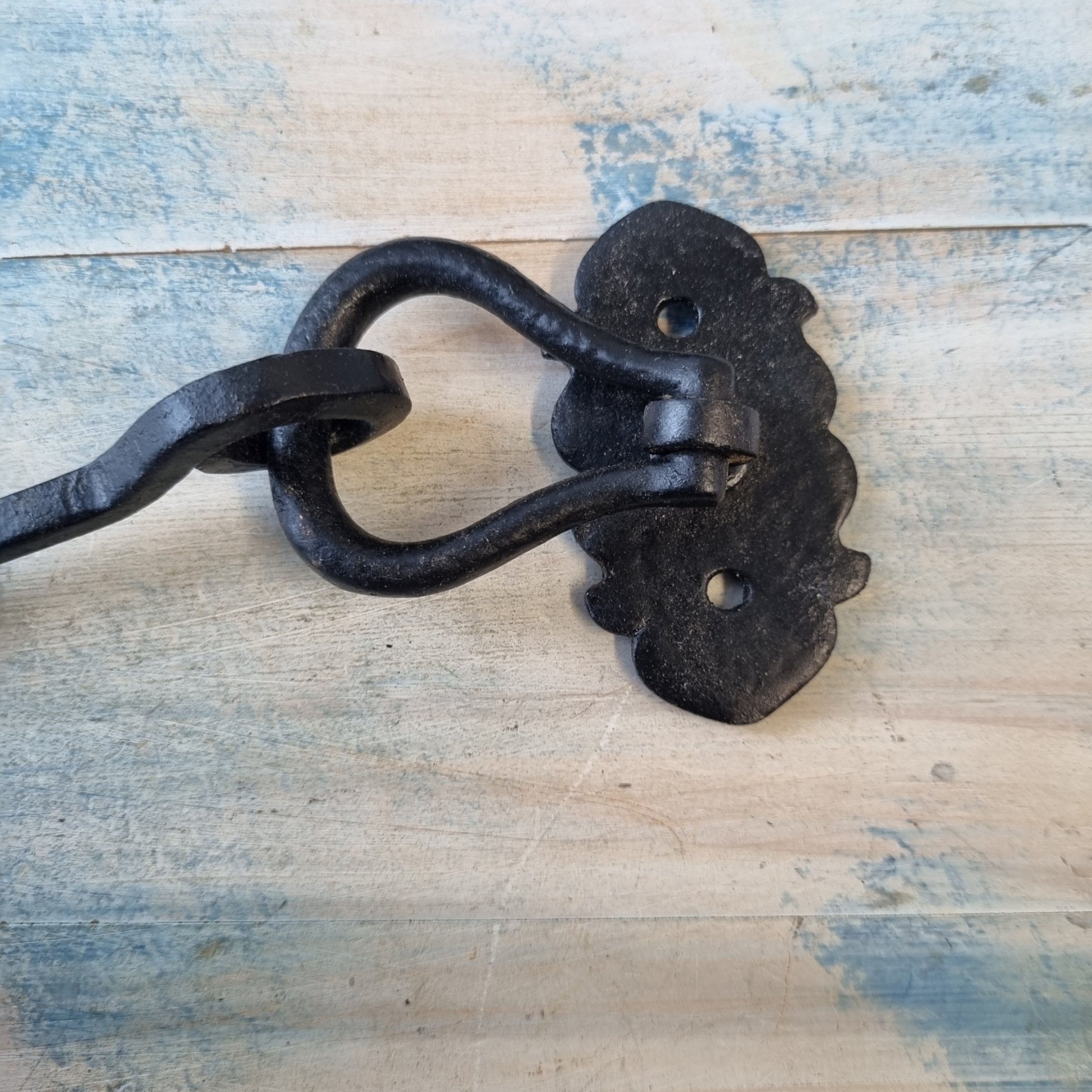 pre loved wrought iron cabin hook (restored) 215mm hook (Copy)-Vintique Concepts