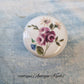 Antique ceramic Rose cabinet Knobs (lot of 10 pieces) 31mm dia Recycled-Vintique Concepts