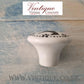 White Ceramic Knob Running Horse 35mm Dia-Vintique Concepts