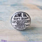 White Ceramic Olive Oil Soap Furniture Knob 38mm Dia-Vintique Concepts