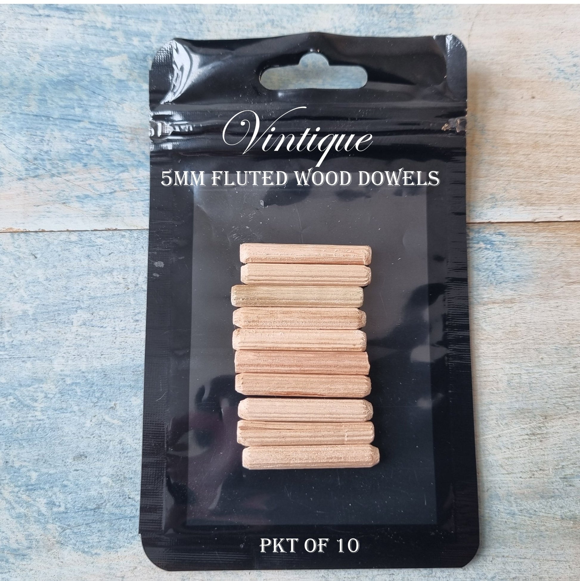 Wooden Fluted dowel Pins 5mm-Vintique Concepts